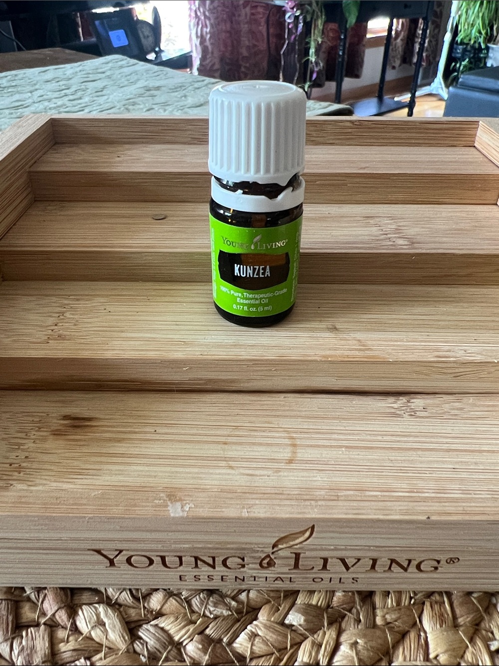 Young Living Kunzea Essential Oil - Lime Green & White Bottle